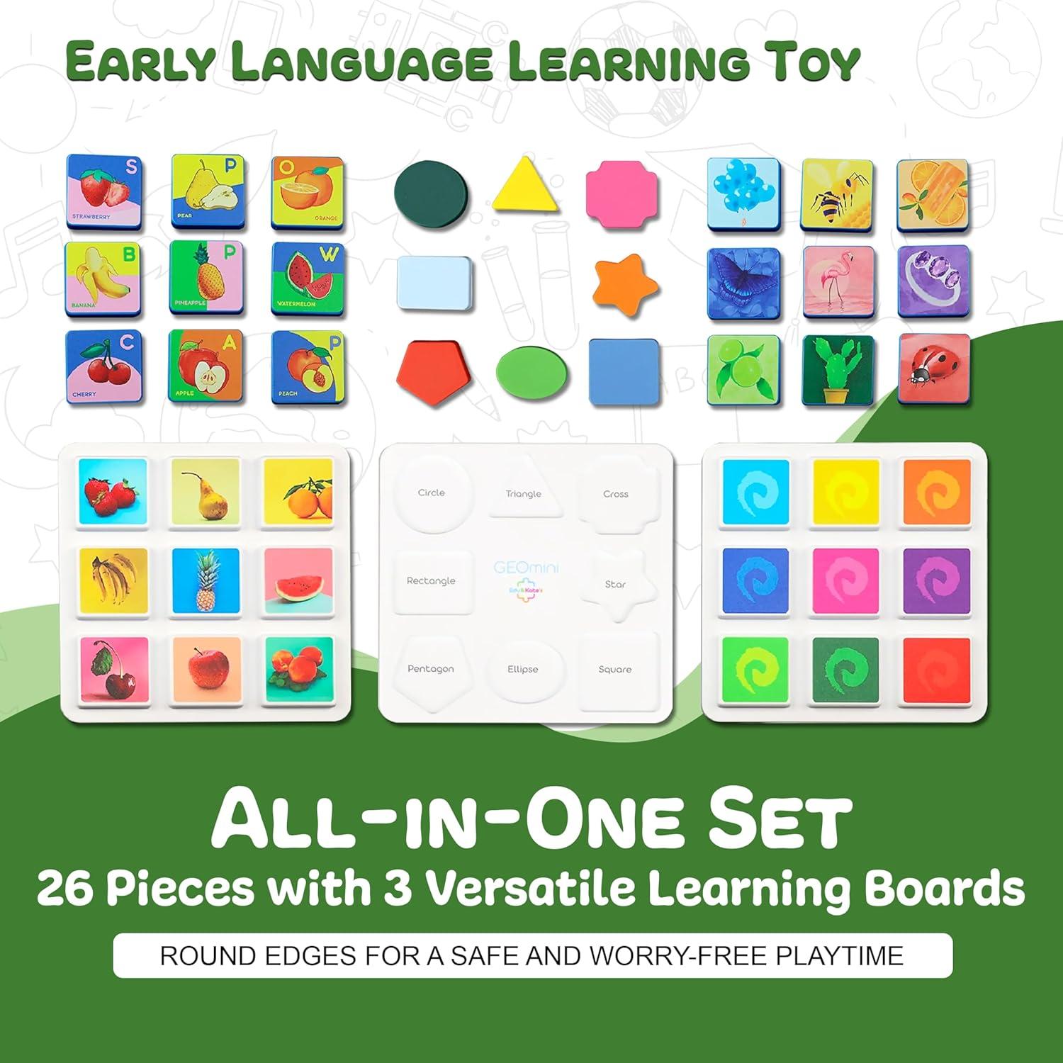 Juguetes de Aprendizaje Edu&Kate - 26 Piezas Montessori 3 Años