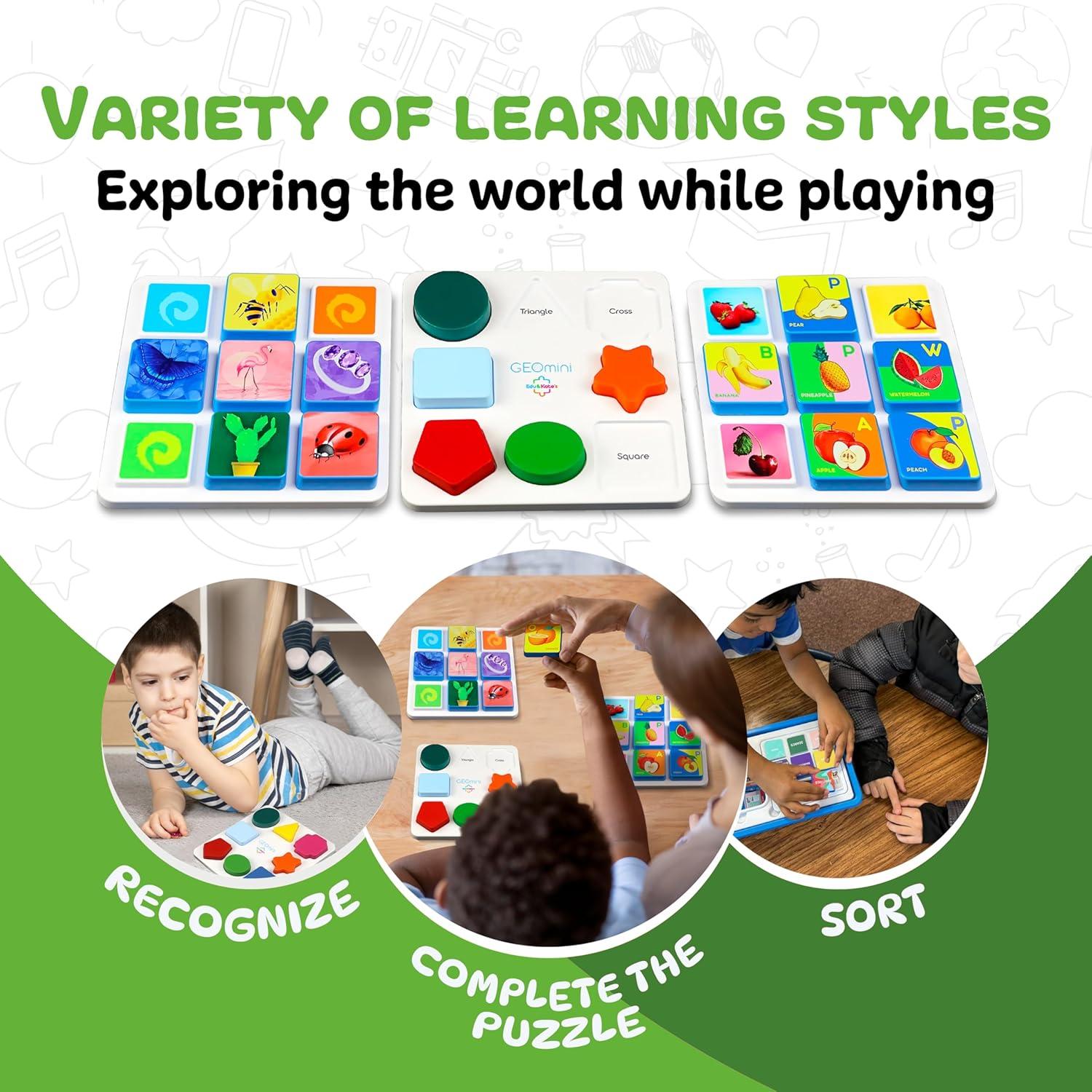 Juguetes de Aprendizaje Edu&Kate - 26 Piezas Montessori 3 Años