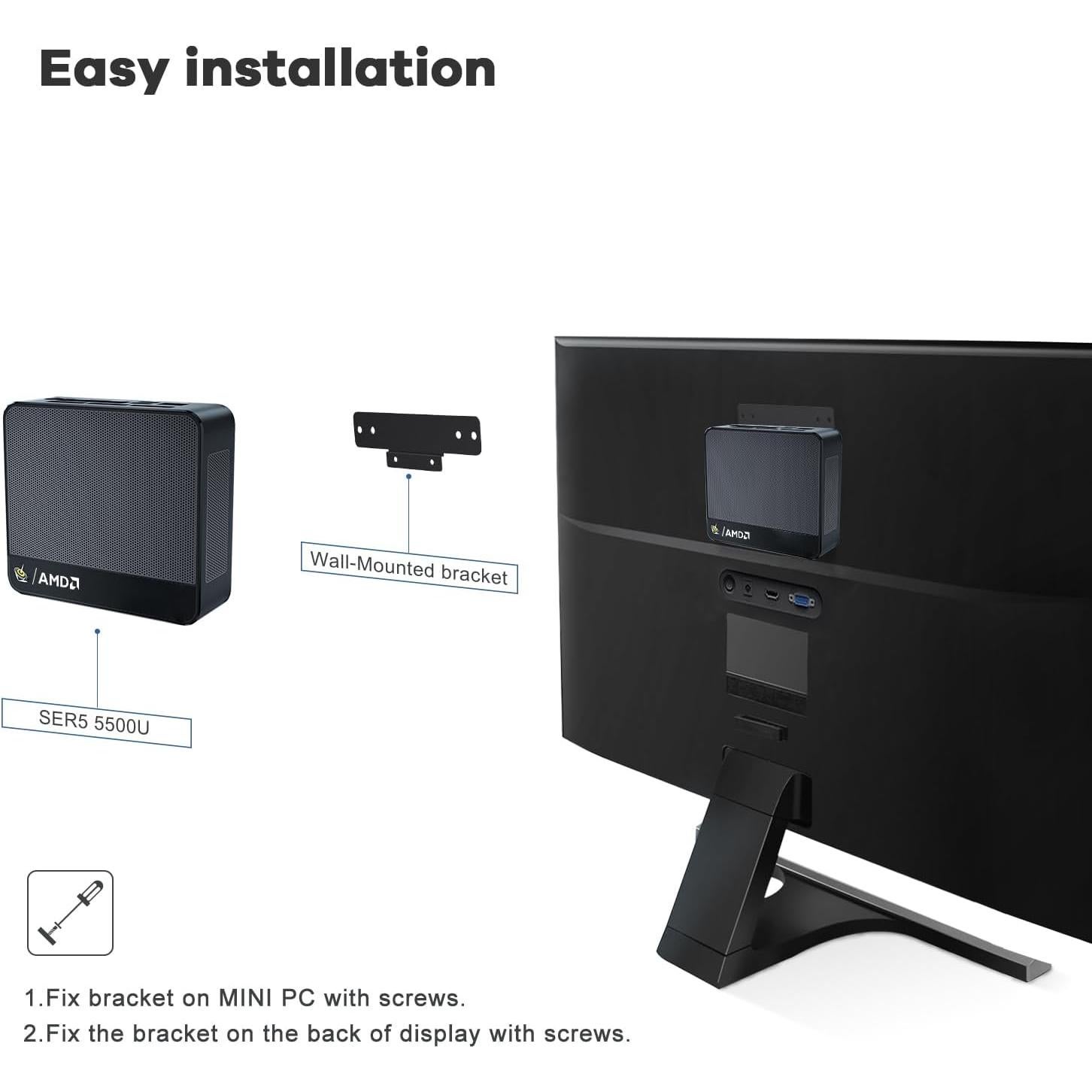 Mini PC Beelink SER5 Ryzen 5 5500U 32GB RAM 500GB SSD