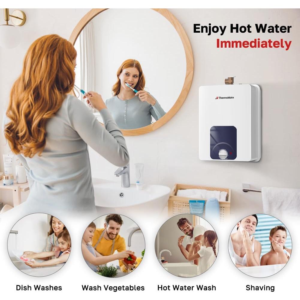 Calentador de Agua Eléctrico ThermoMate ES150B 4.99L Bajo Fregadero