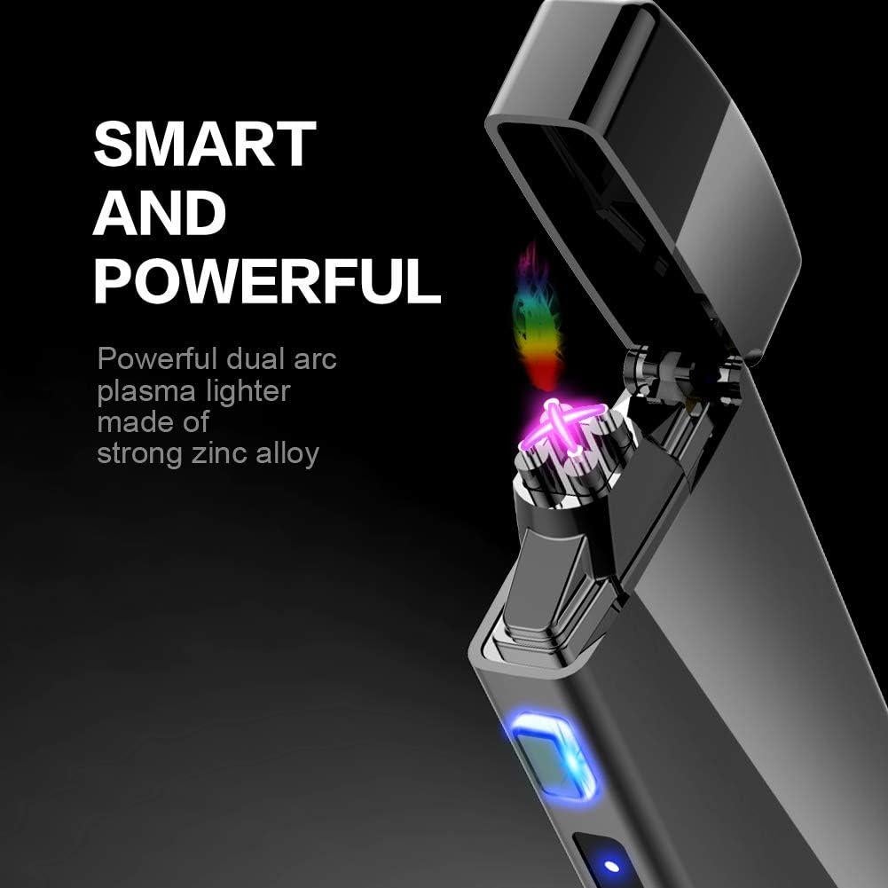 Encendedor de Plasma iLevar Doble Arco Recargable a Prueba de Viento