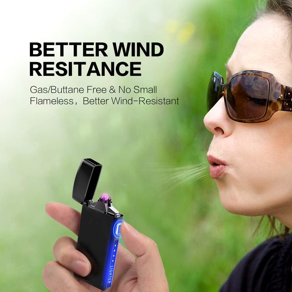 Encendedor de Plasma iLevar Doble Arco Recargable a Prueba de Viento