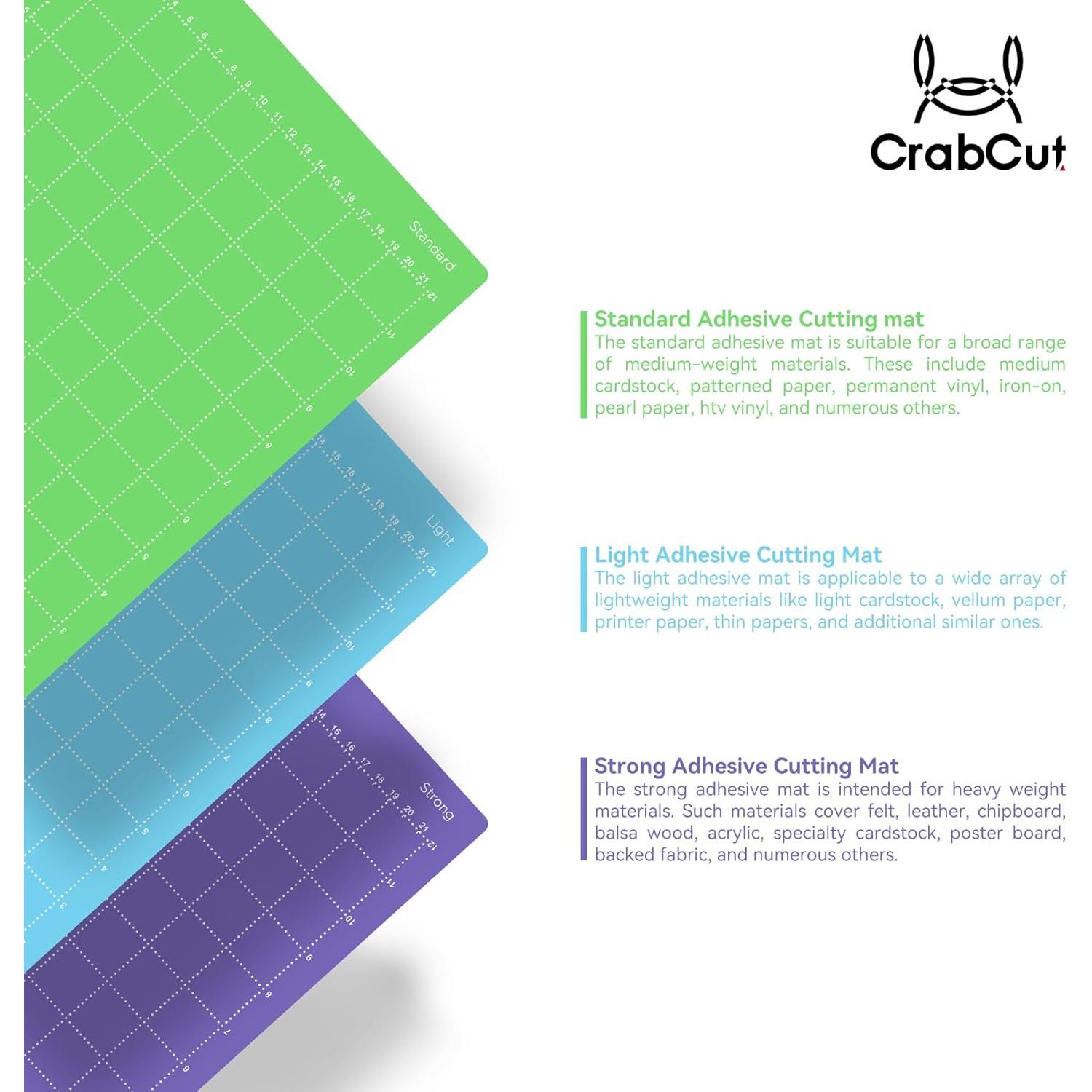 Alfombrillas de Corte Crabcut para Cricut Joy Xtra 30.5x21.6 cm