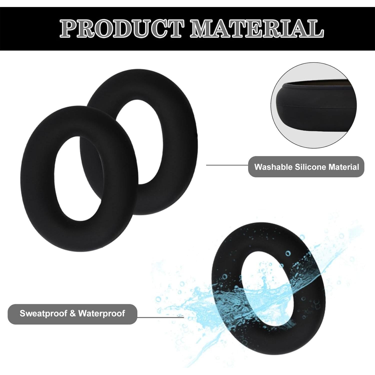 Cubiertas de Silicona Aiivioll para Auriculares Beats Studio Pro