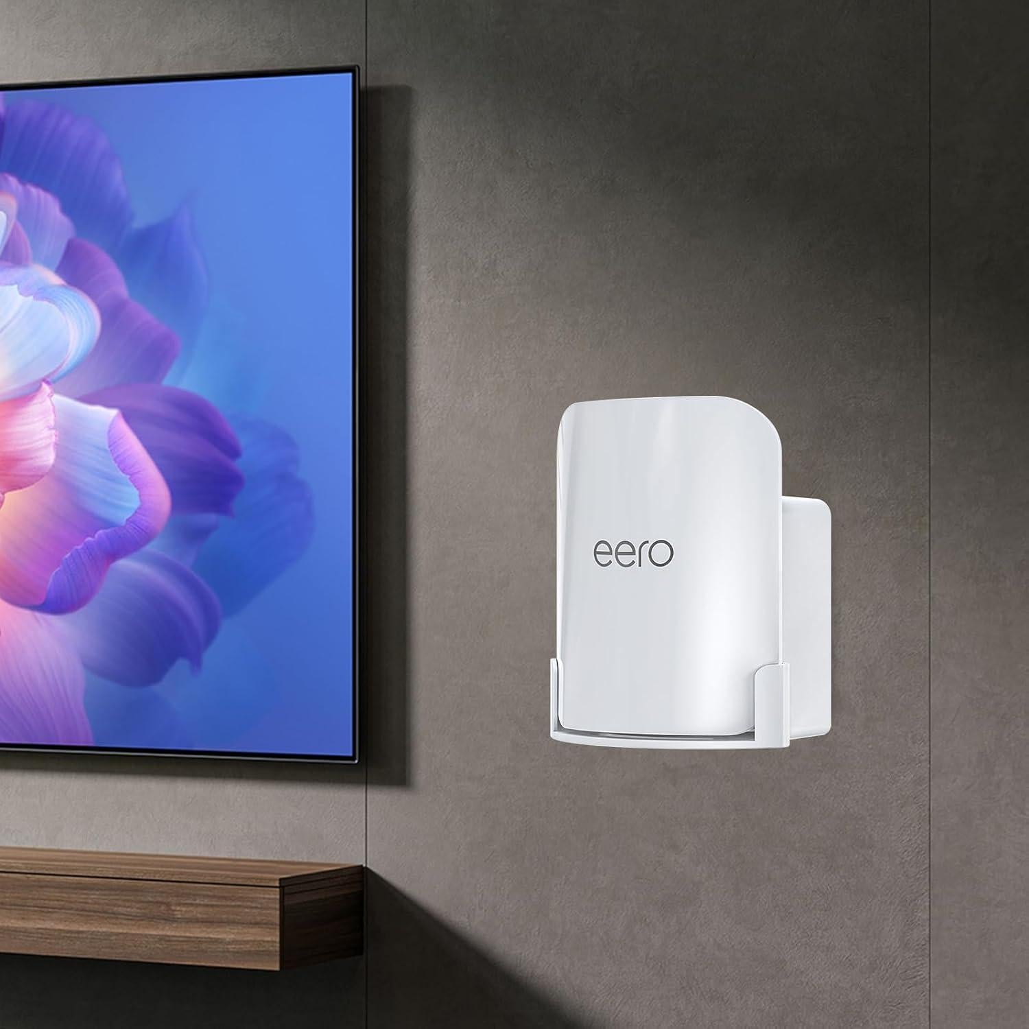 Soporte de Pared EDUP para eero Pro 7 Mesh Wi-Fi 7 Blanco