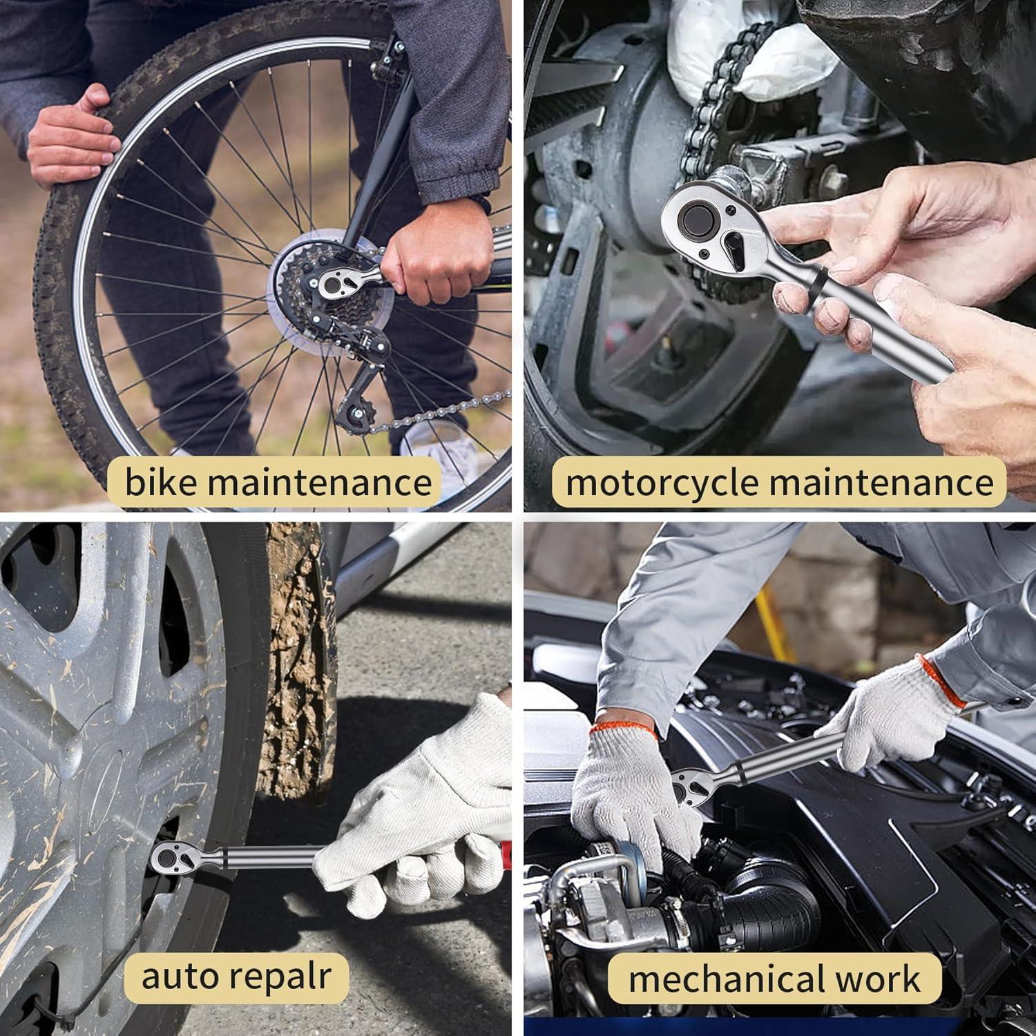 Llave de Torque Digital DESHIL 3/8" 6.8-135N.m con Luz LED