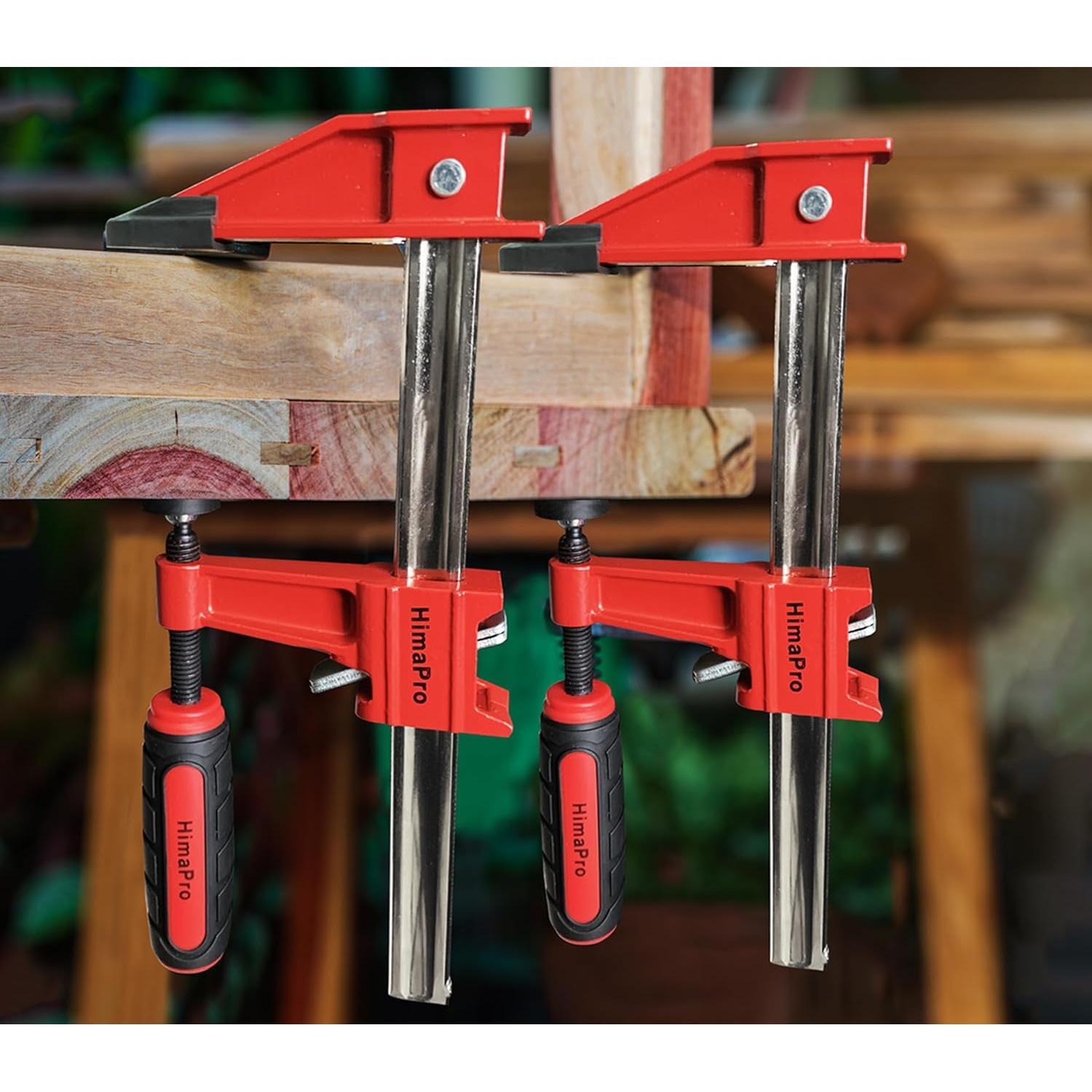 Juego de Abrazaderas HimaPro 15 cm, 4 Piezas, 272 kg