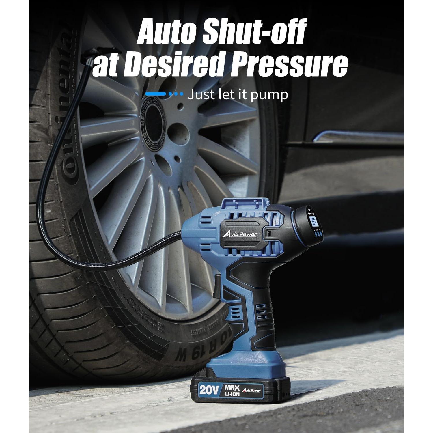 Compresor de Aire Inalámbrico AVID POWER 20V 30LPM