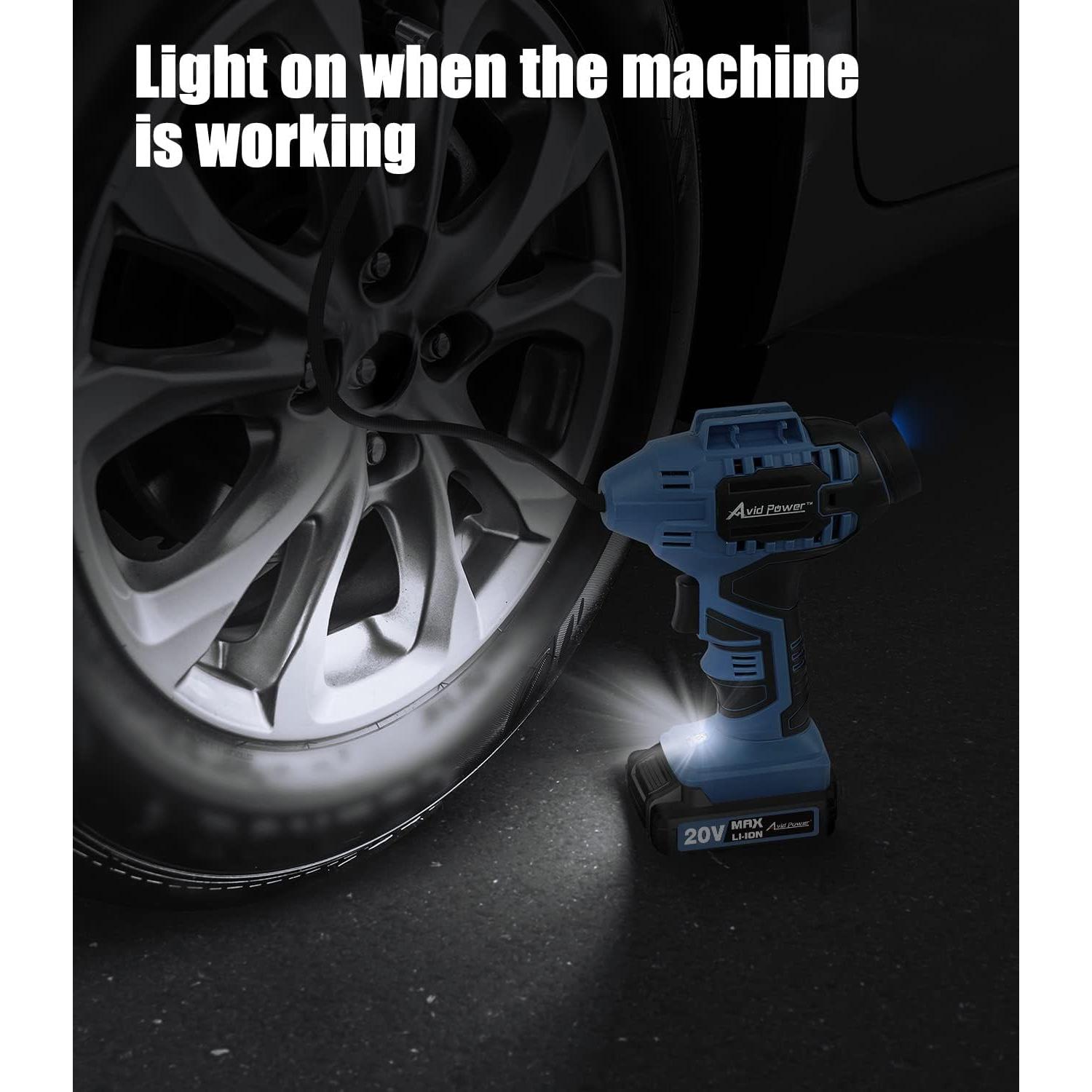 Compresor de Aire Inalámbrico AVID POWER 20V 30LPM