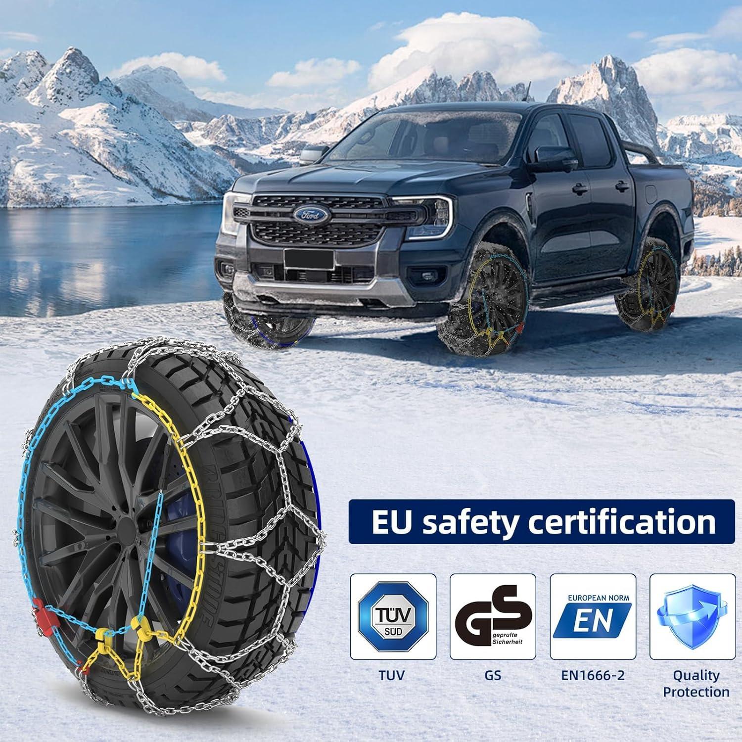 Cadenas para Nieve OPSOOPI HKN120 Antideslizantes 12mm