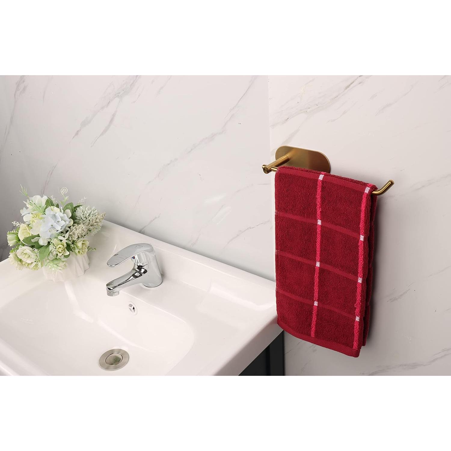 Soporte para Toalla de Mano TocTen 22.86 cm Acero Inoxidable Oro