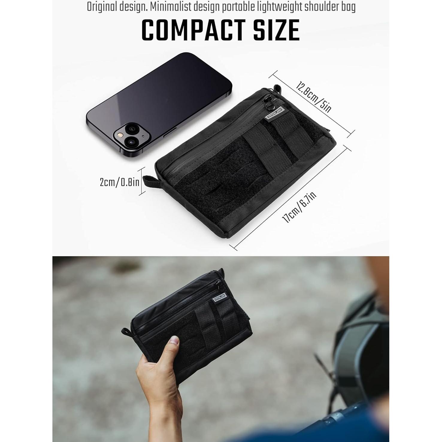 Organizador de Bolsas TACTICAL GEEK Block H EDC Nylon Negro