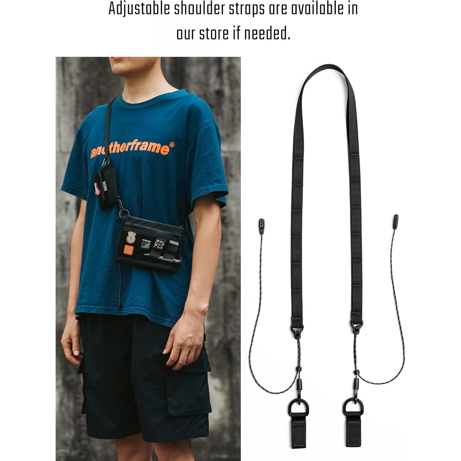 Organizador de Bolsas TACTICAL GEEK Block H EDC Nylon Negro