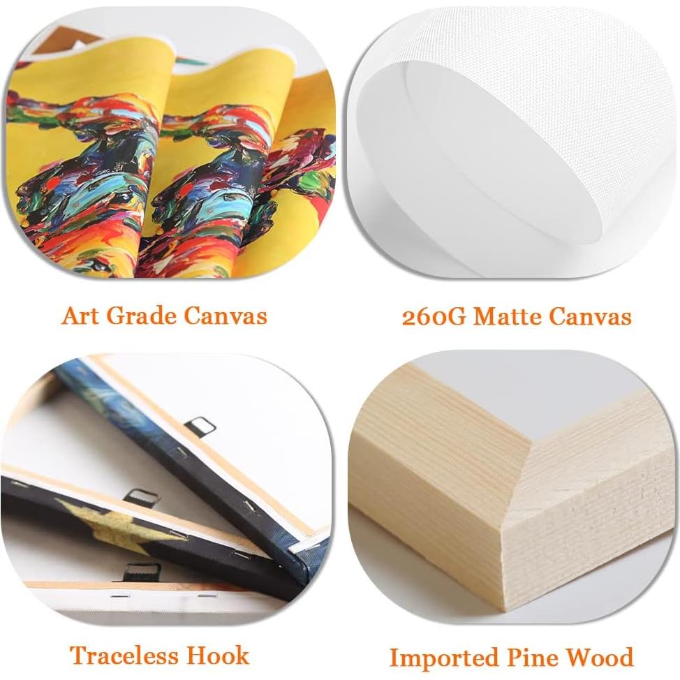 Pintura en Lienzo 3 Paneles Parque Yosemite 30x40cm