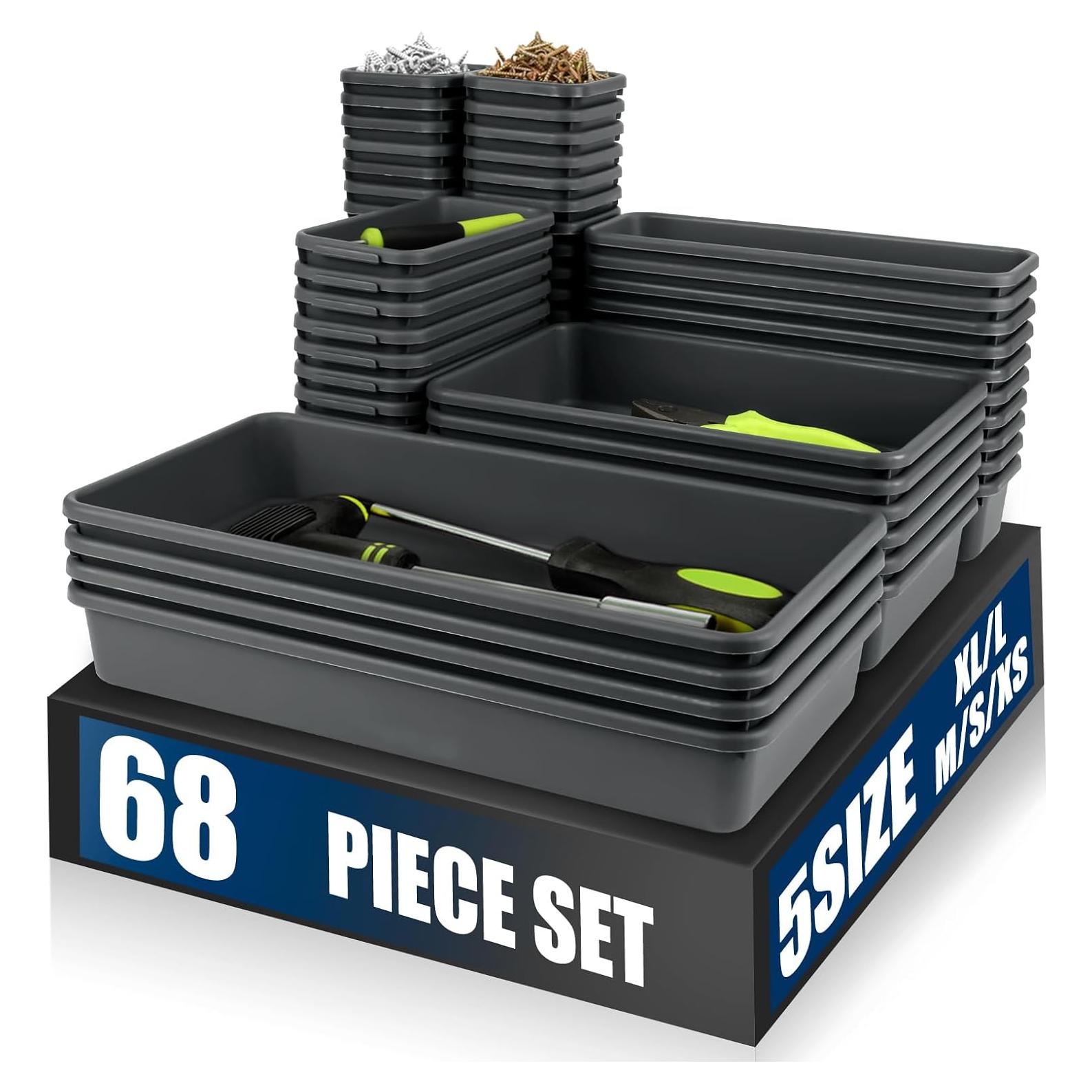 Organizador de Bandeja para Caja de Herramientas TaoTazon 68PCS