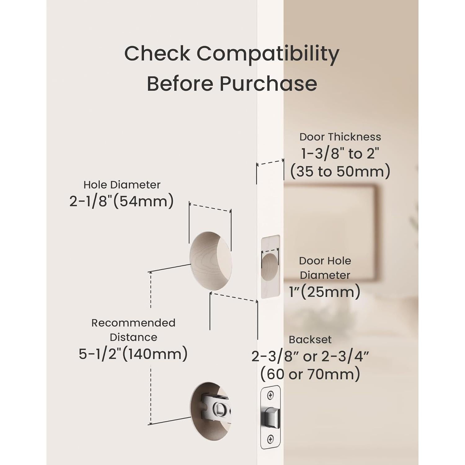 Cerradura Inteligente DESLOC D110 Plus Wi-Fi Huella Dactilar