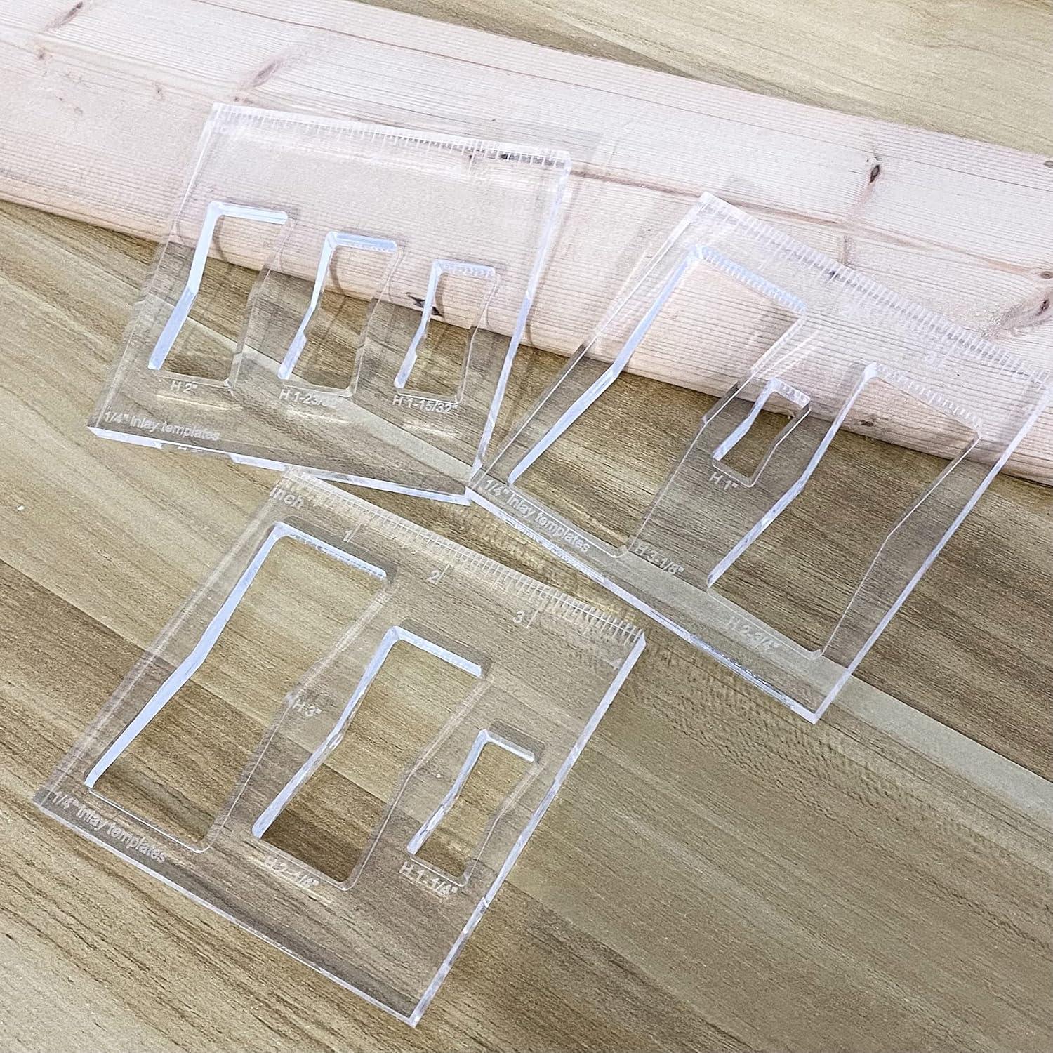 Plantilla de Router Decorativa Mariposa WIMNISV - Paquete de 3