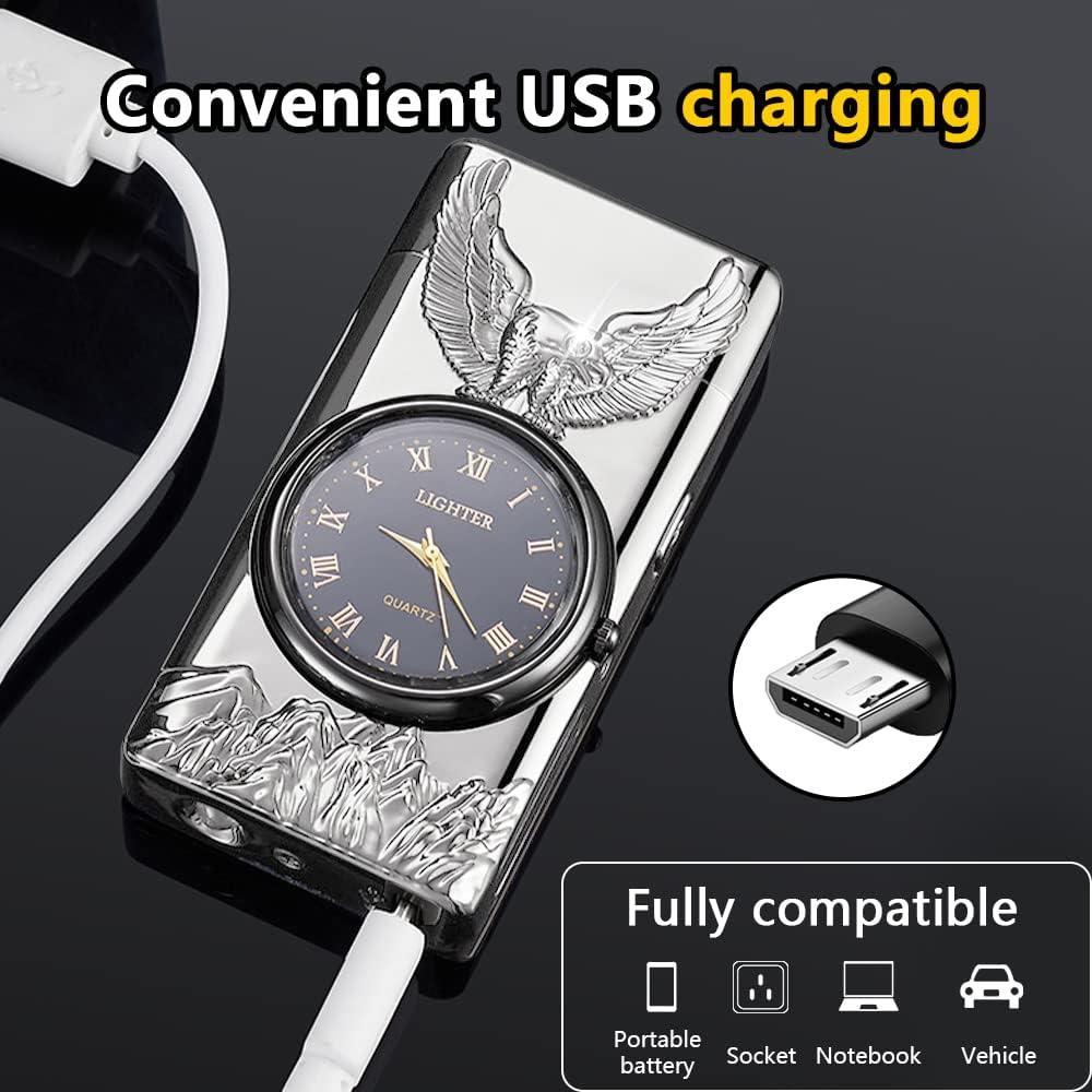 Encendedor Eléctrico GADATOP Eagle Plasma USB a Prueba de Viento