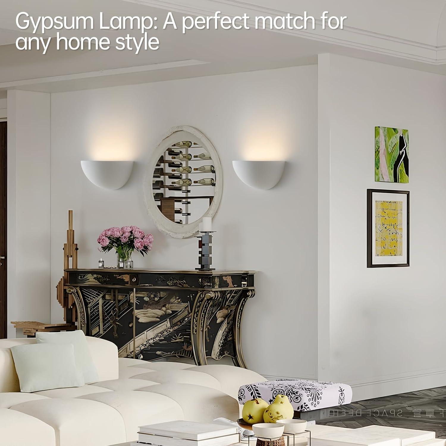 Aplique de pared recargable Nusran, luz minimalista 12 colores