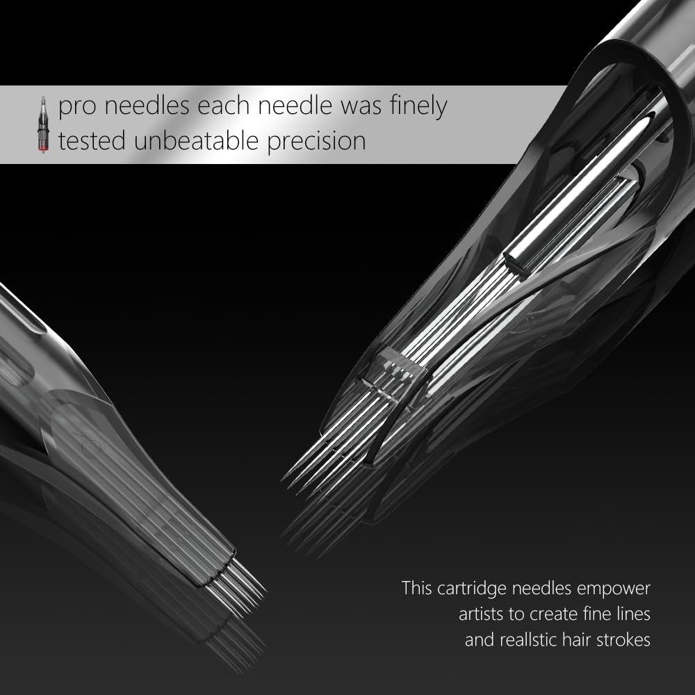 Agujas de Cartucho de Tatuaje Kiss of Dragon #12 0.35mm 20Pcs