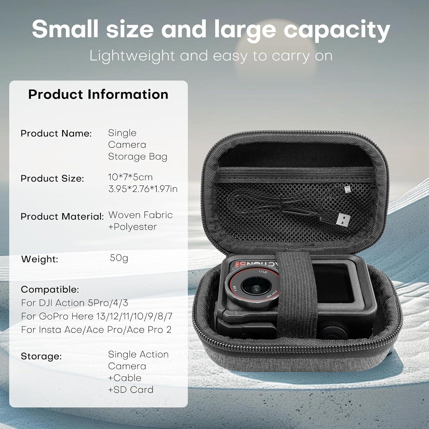 Funda Compacta REYGEAK para DJI OSMO Action 5 Pro/4/3