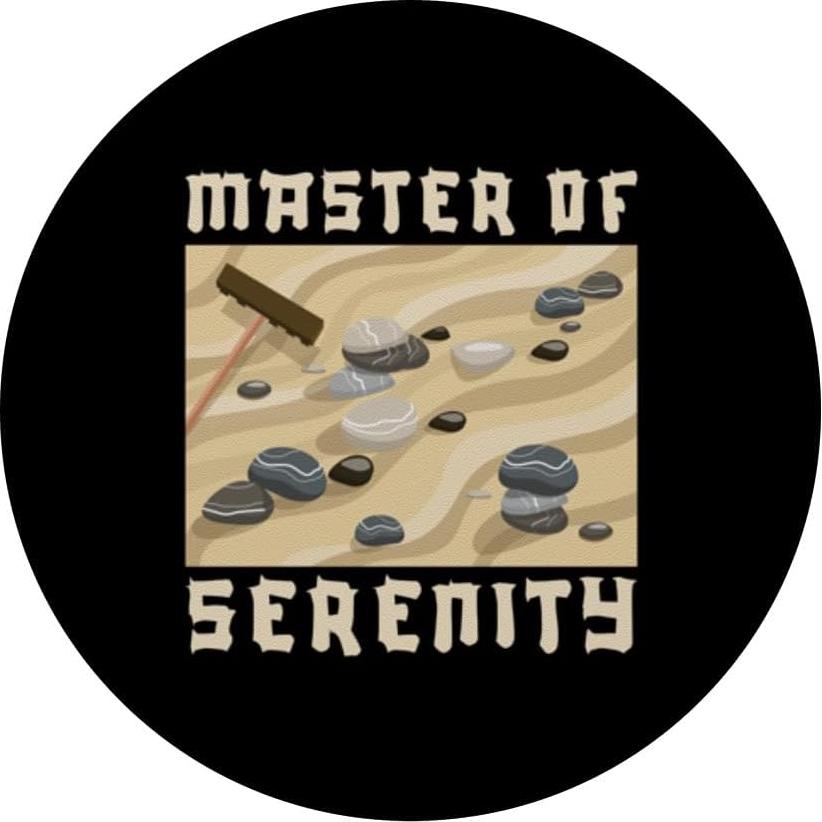 PopSockets Adhesivo PopGrip Jardín Zen Maestro de la Serenidad