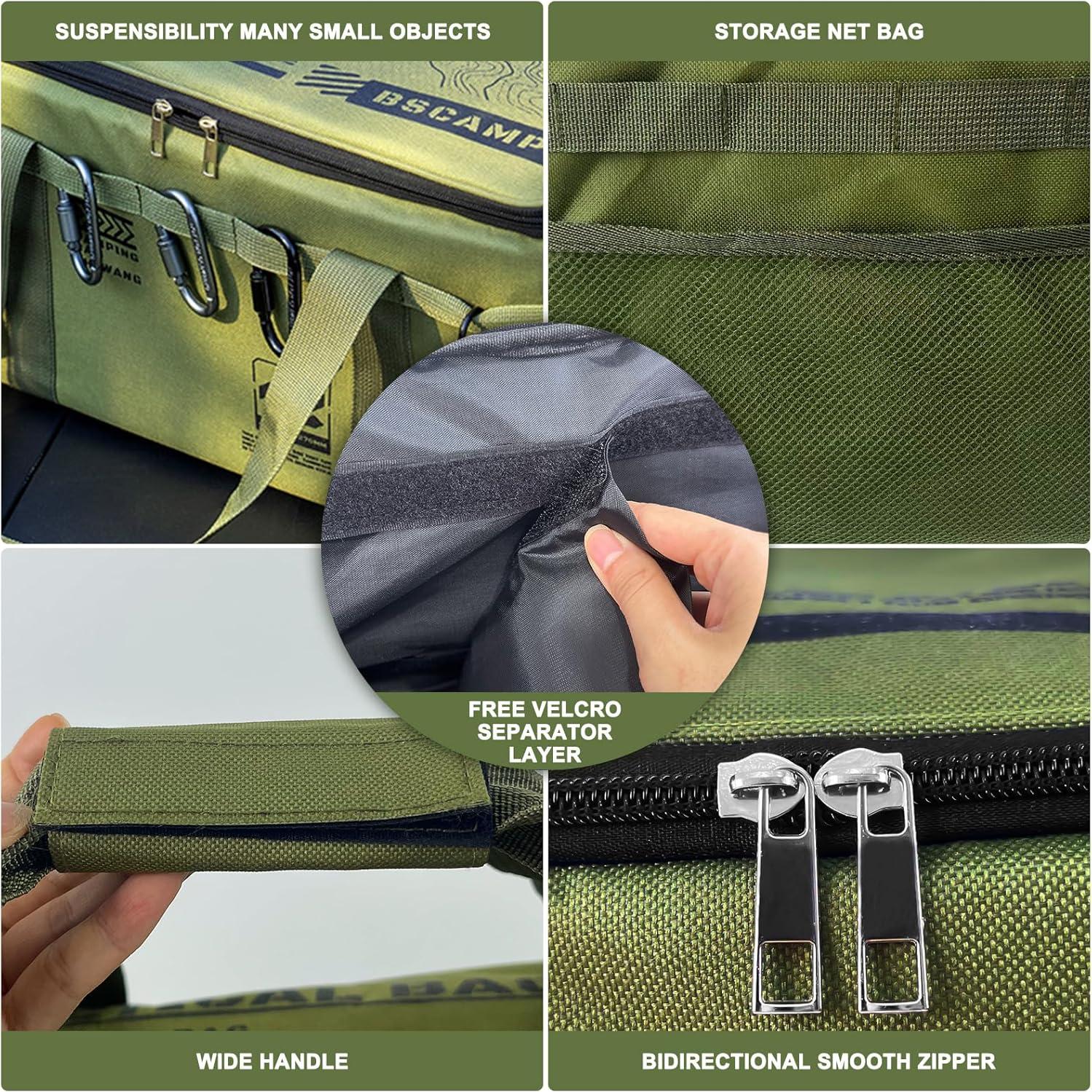 Bolsa de Almacenamiento Táctica OuYezy 42L Impermeable Verde