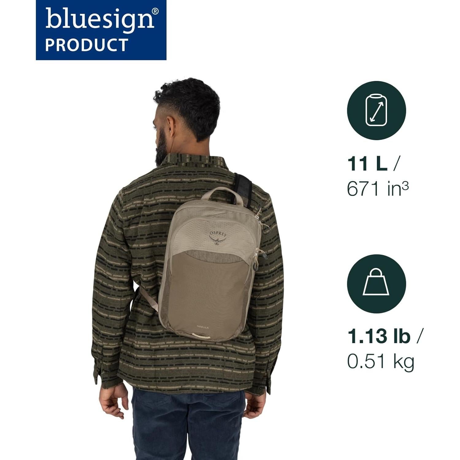 Bolsa de Hombro Osprey Nebula 14" Alpaca Tan 1.13 kg