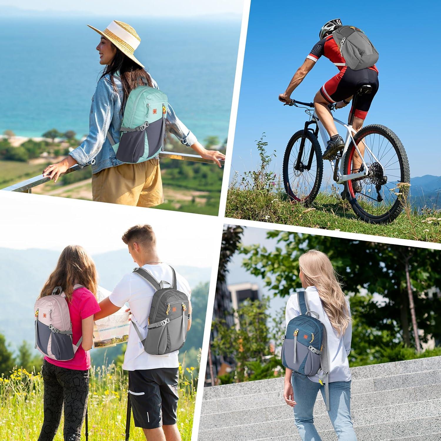 Mochila de Senderismo 12L Outplea Azul Unisex Ligera