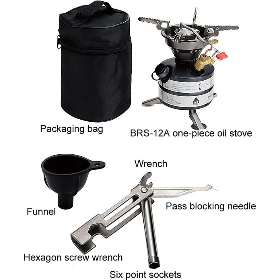 Estufa de Gasolina Portátil DUZHONG 2117W para Camping