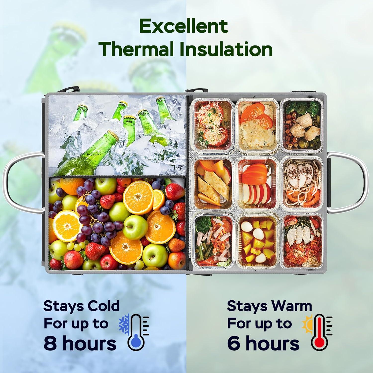 Bolsa Térmica Ltevxzi YJ-17 60L Aislada Plegable para 45 Latas