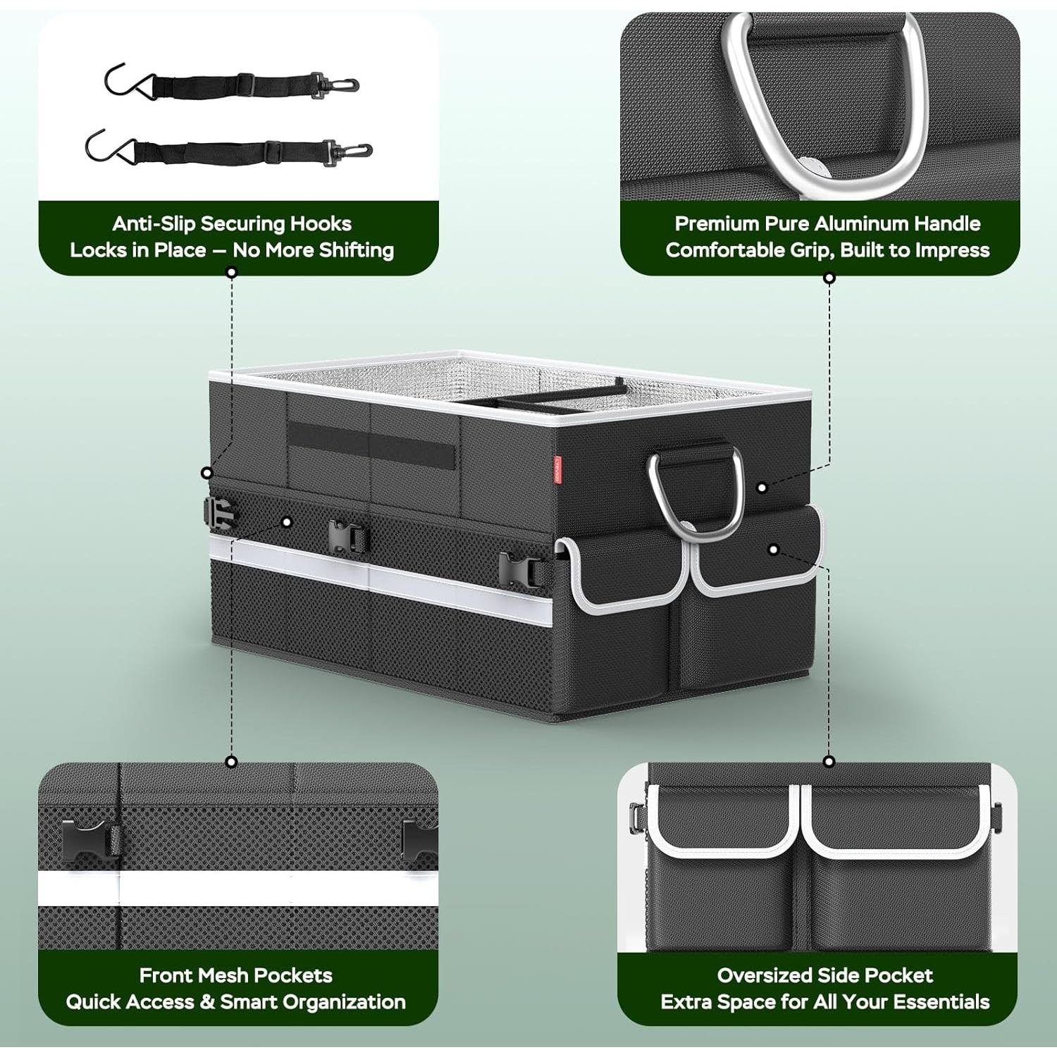 Bolsa Térmica Ltevxzi YJ-17 60L Aislada Plegable para 45 Latas