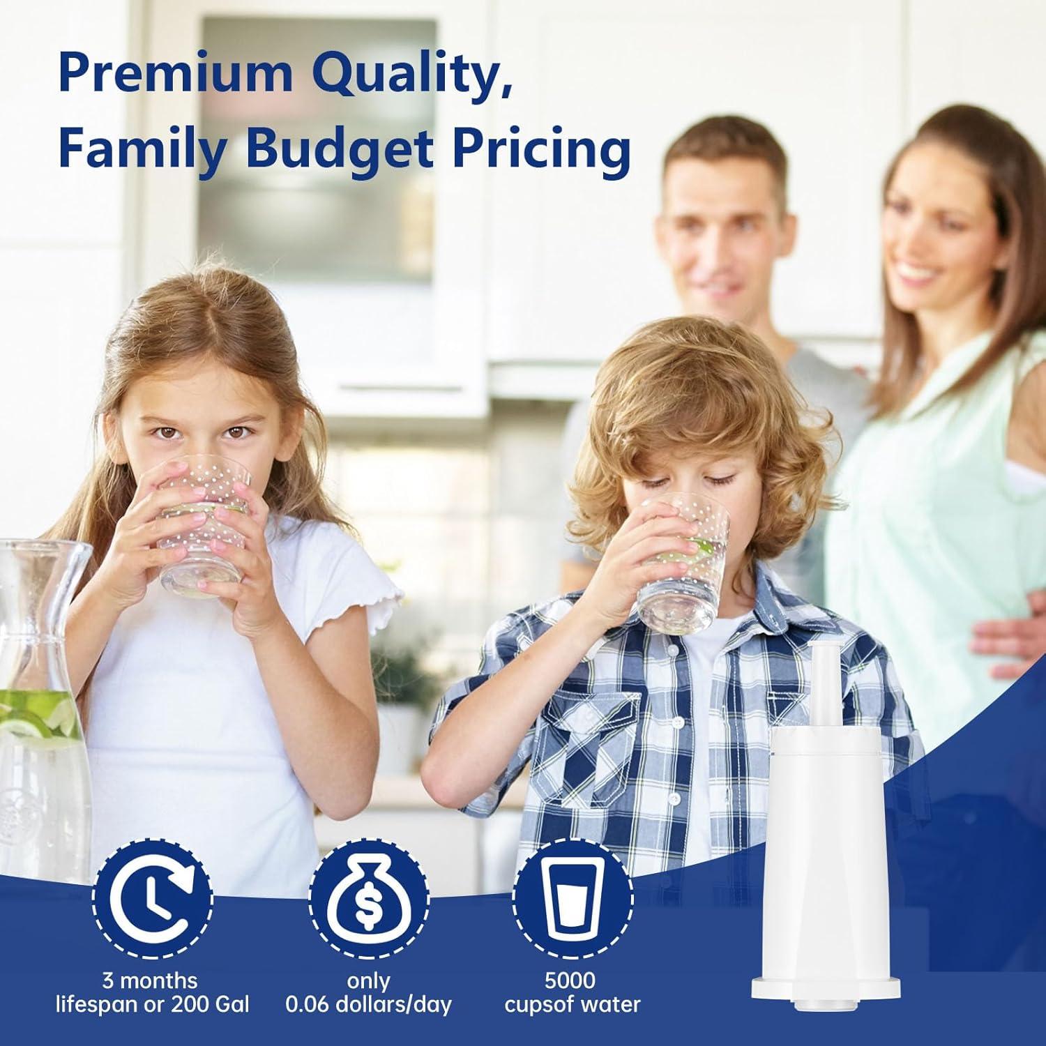 Filtro de Agua Waterdrop WD-PF-01A Plus, 3 Meses, 200 Galones