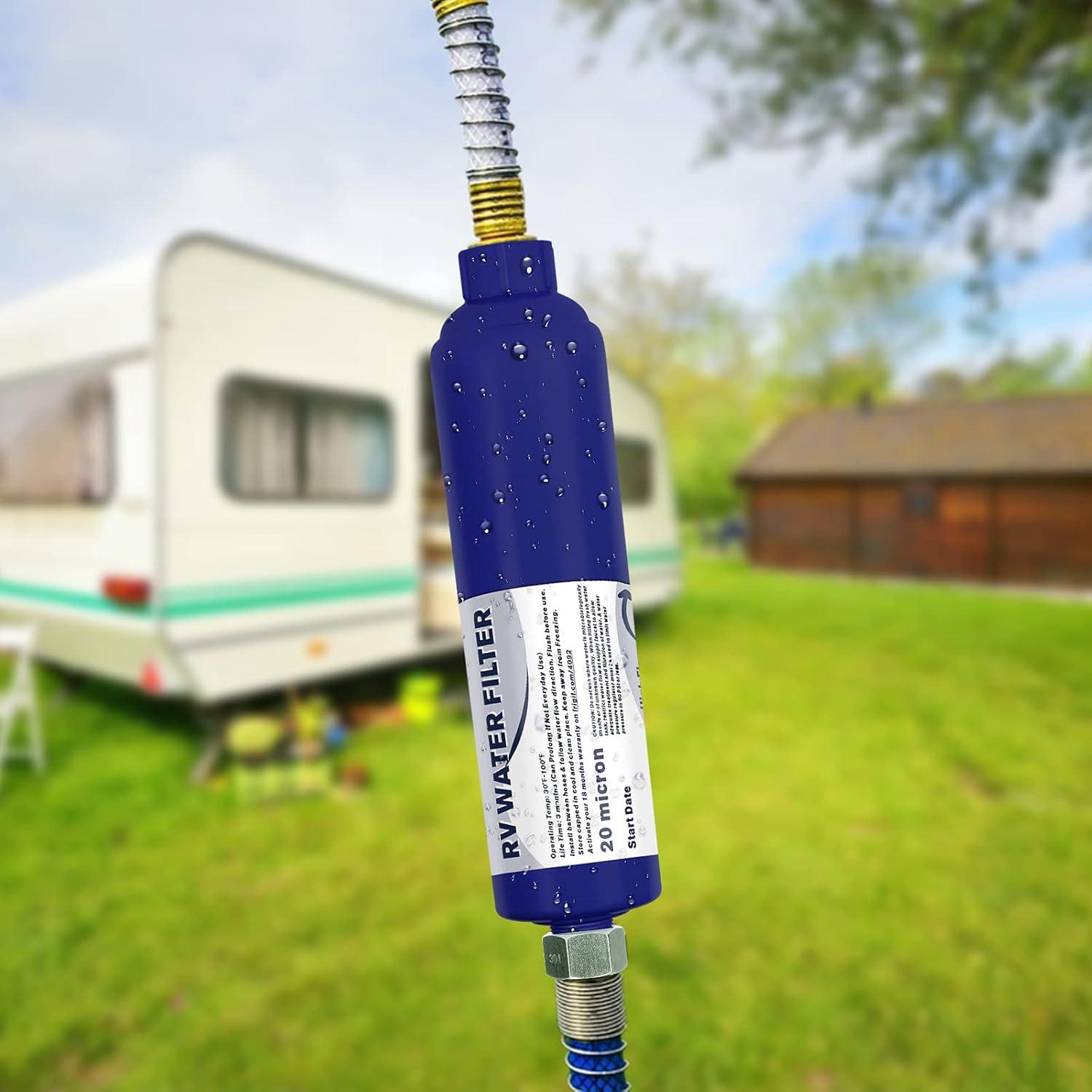 Filtro de Agua Inline PAULINN RV - 2 Unidades, Reduce Cloro