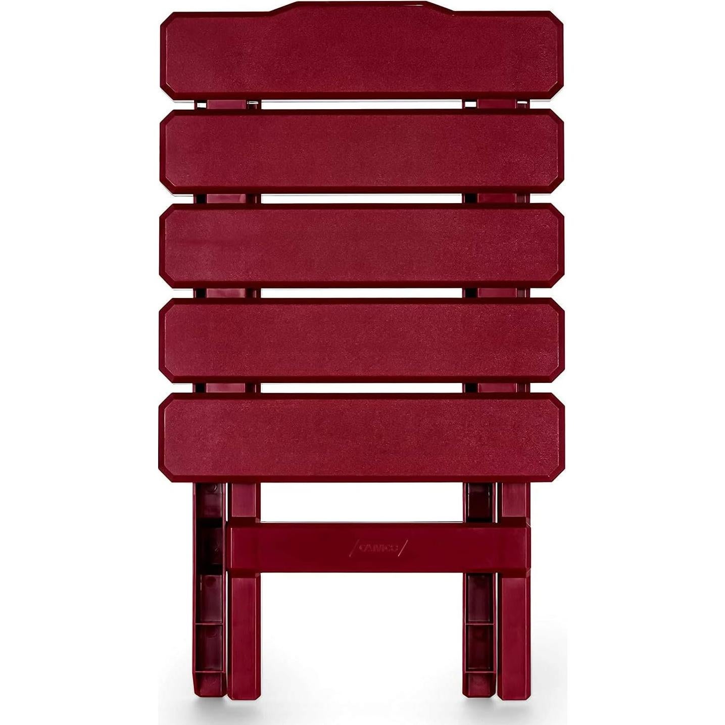 Mesa Lateral Plegable Camco 51684 Roja para Exterior 30.48x35.56cm