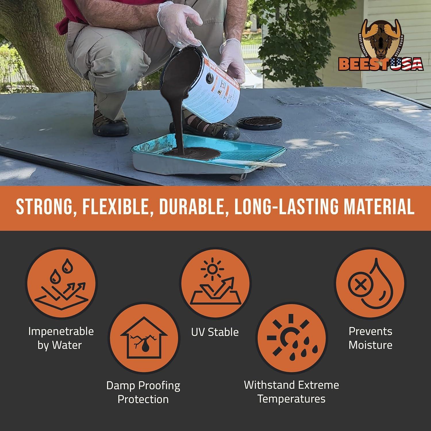 Sellador Impermeable BEEST 1 Galón para Techos y Fundaciones