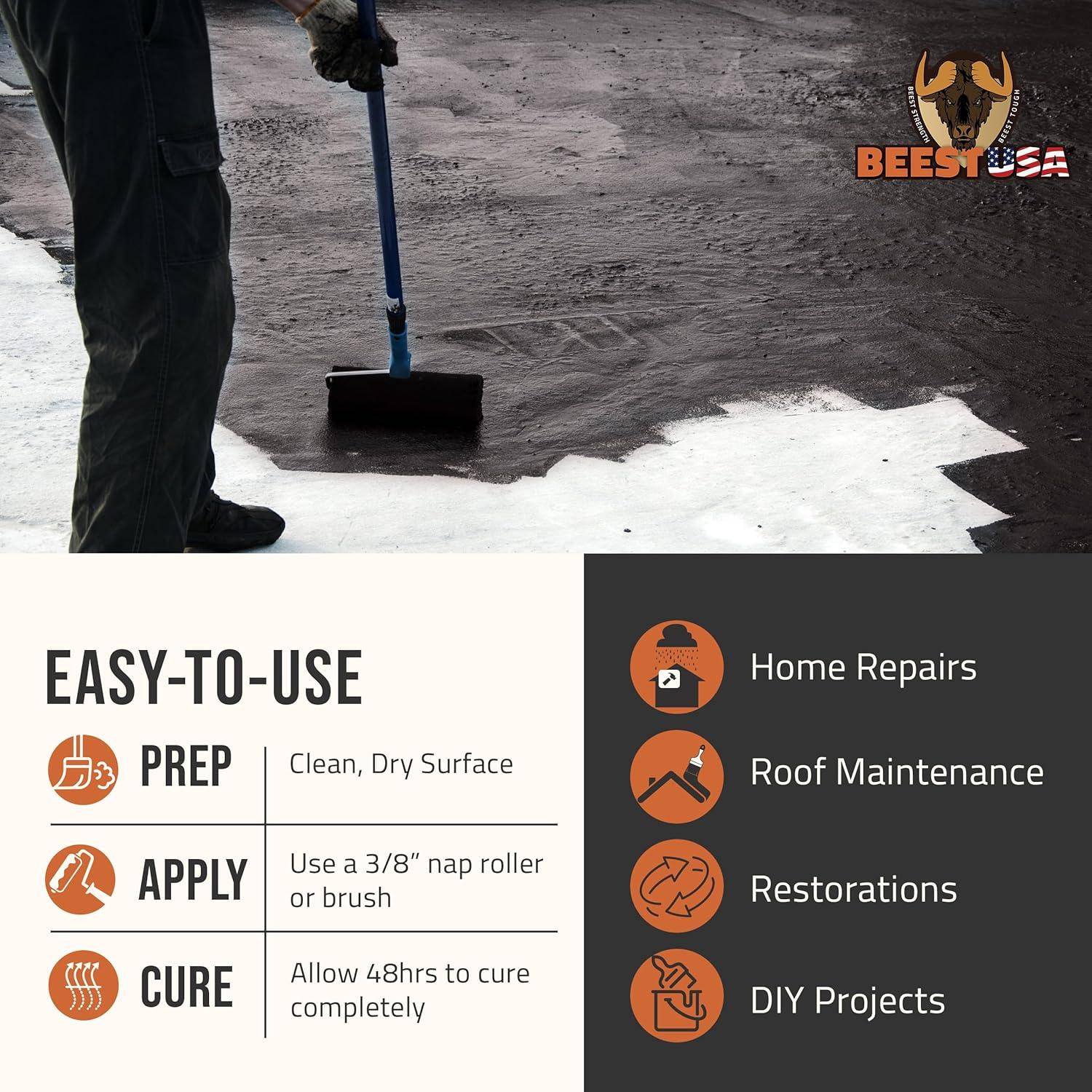 Sellador Impermeable BEEST 1 Galón para Techos y Fundaciones