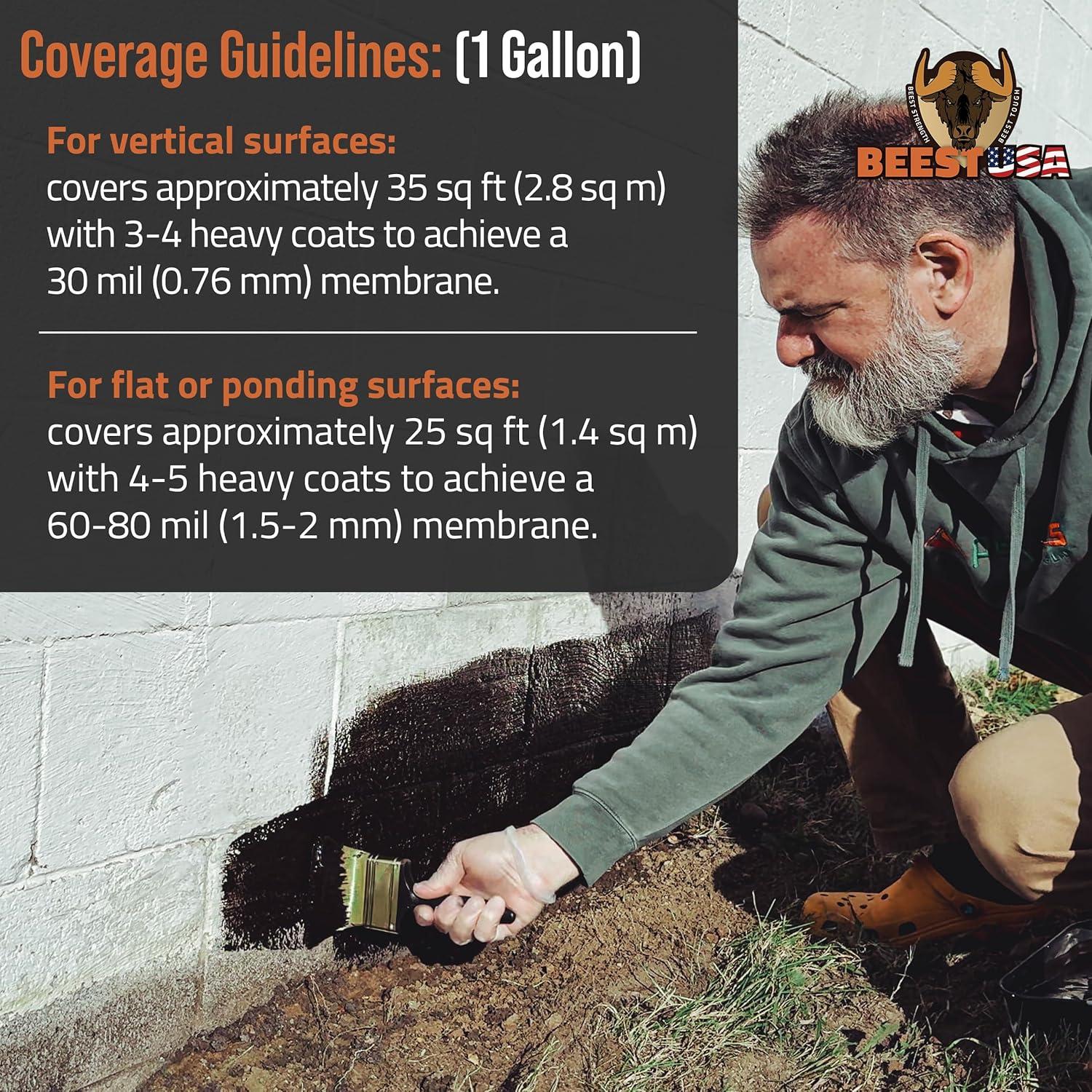 Sellador Impermeable BEEST 1 Galón para Techos y Fundaciones