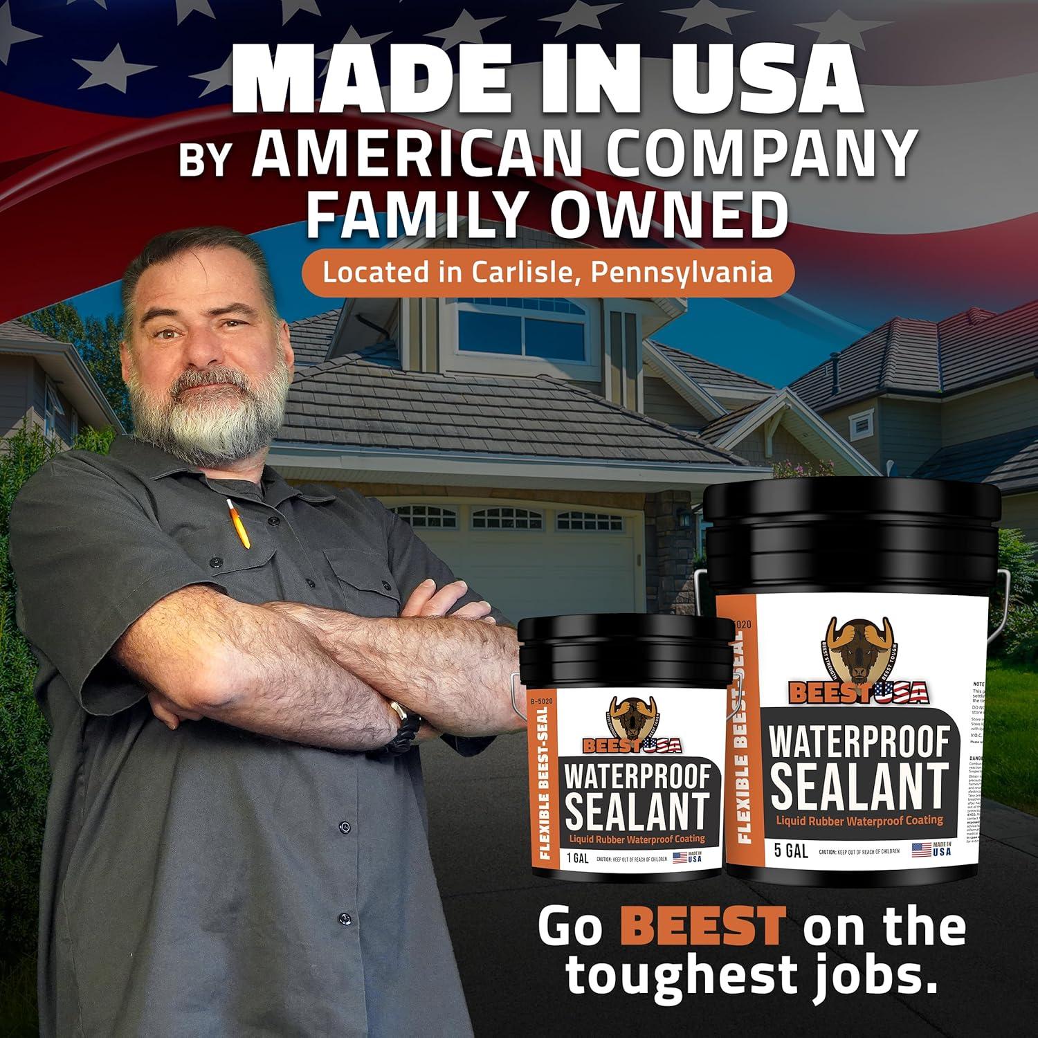 Sellador Impermeable BEEST 1 Galón para Techos y Fundaciones