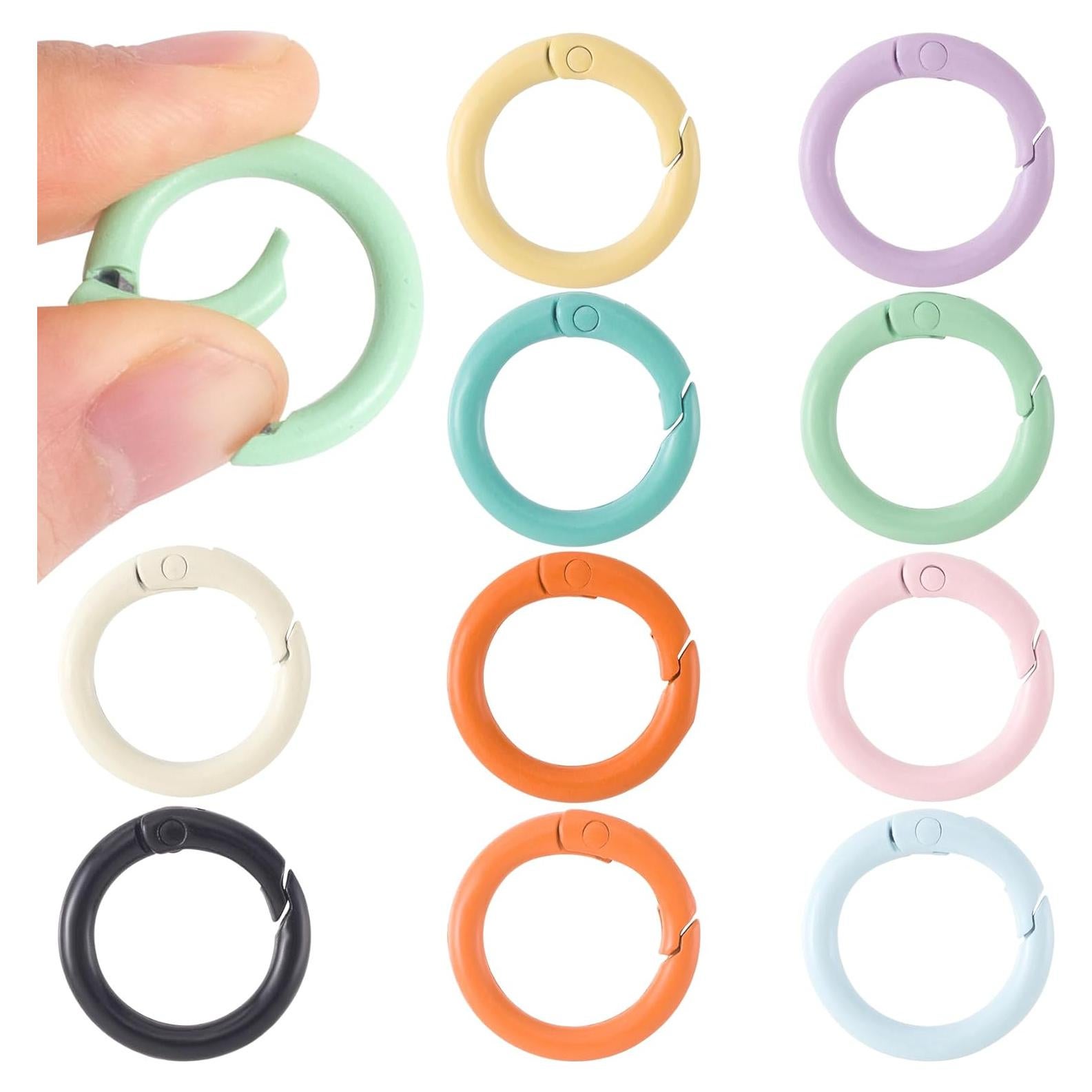 Anillos O de Primavera Winsyison 20pcs 23.5mm Zinc Multicolor