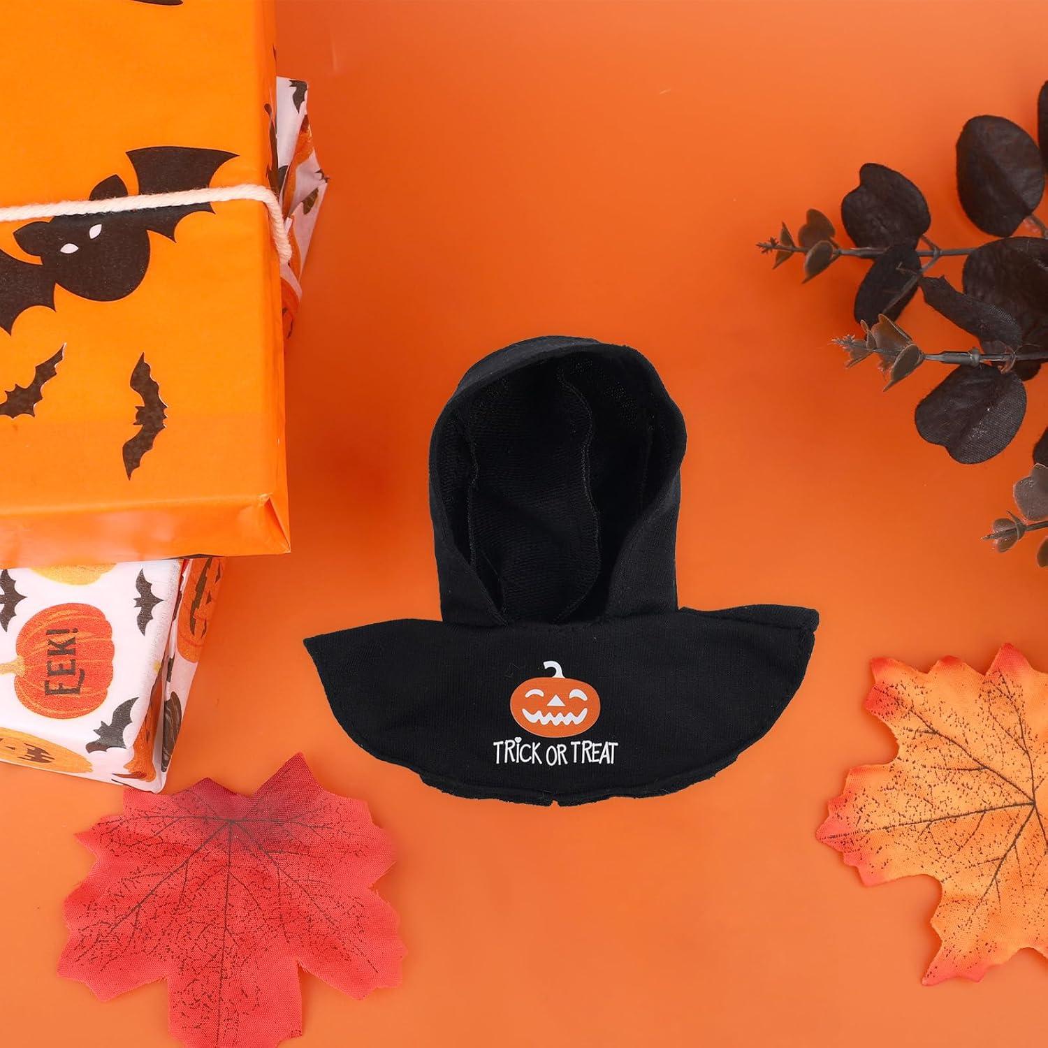 Ropa de Muñeca de Halloween Fukaisu 14x13cm Calabaza Negra