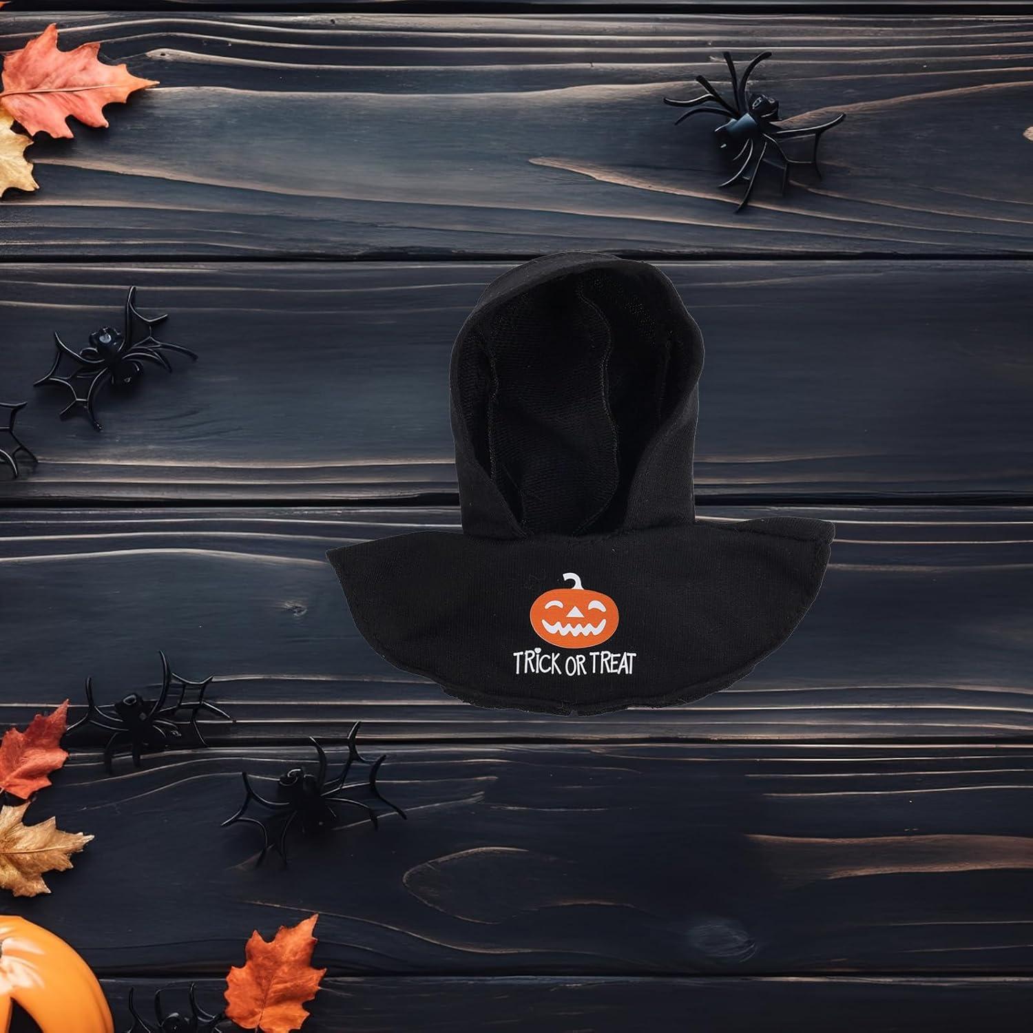 Ropa de Muñeca de Halloween Fukaisu 14x13cm Calabaza Negra