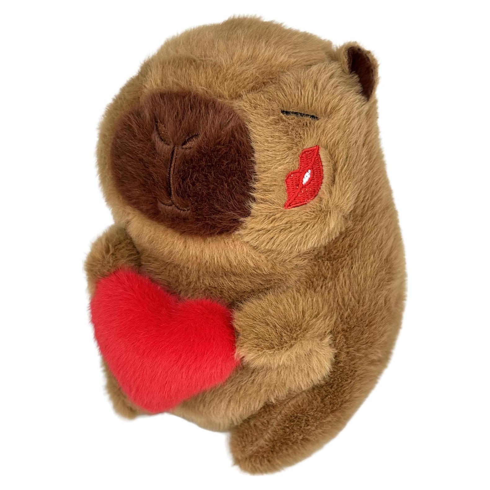 Peluches de Capibara Hgplvxj 19 cm Suave y Seguro