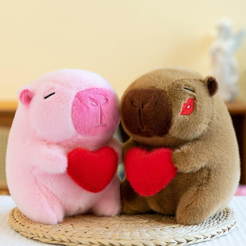 Peluches de Capibara Hgplvxj 19 cm Suave y Seguro