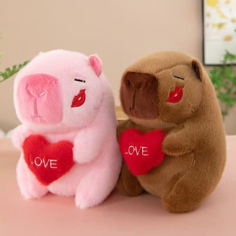 Peluches de Capibara Hgplvxj 19 cm Suave y Seguro