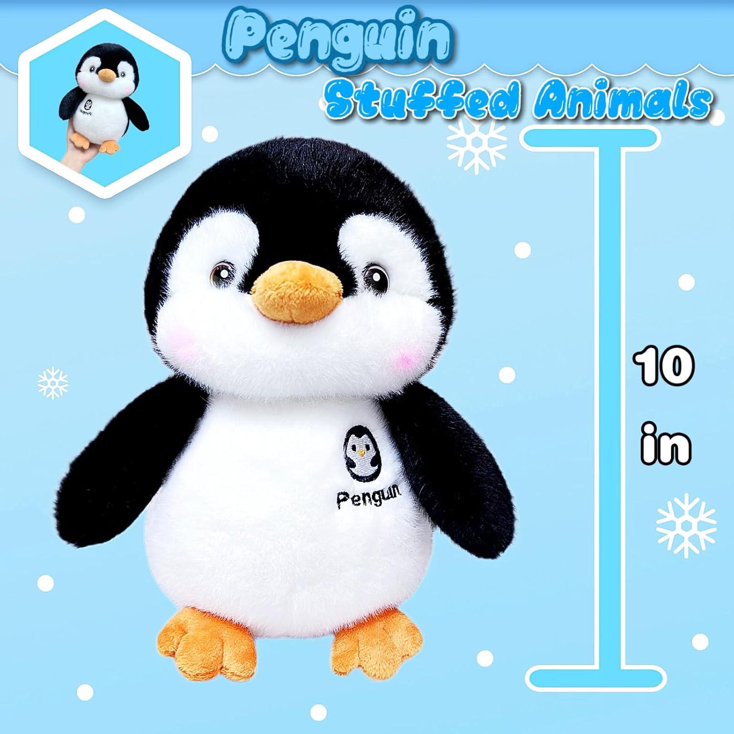 Pingüino de Peluche Suave 25cm NuomiYue para Niños