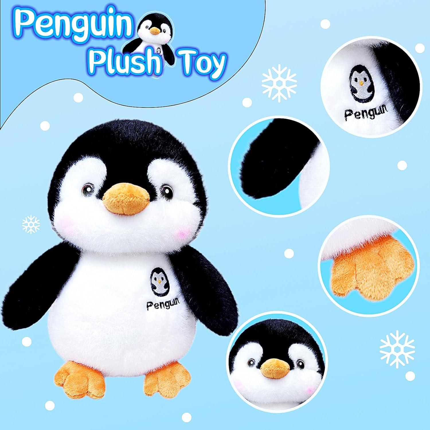 Pingüino de Peluche Suave 25cm NuomiYue para Niños