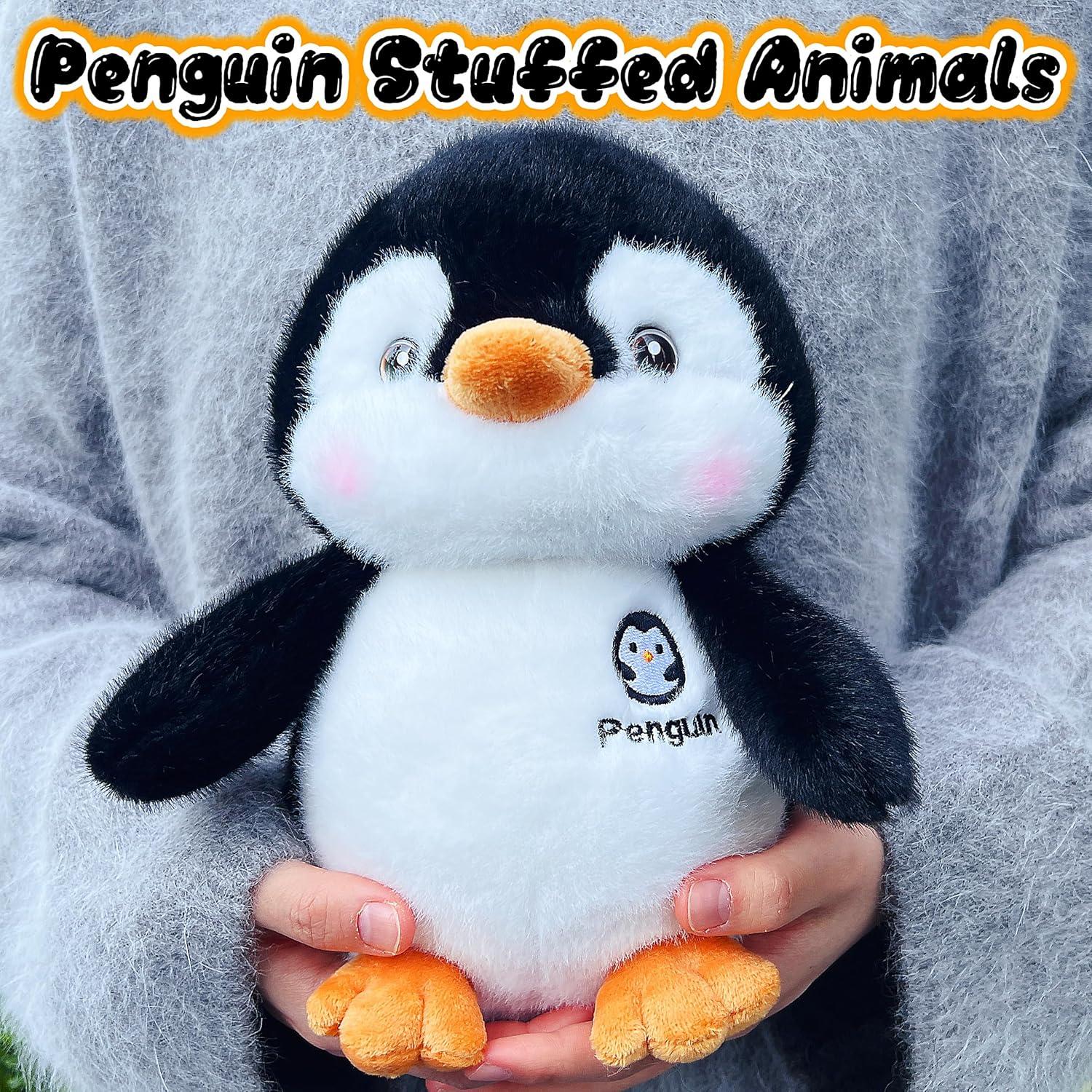 Pingüino de Peluche Suave 25cm NuomiYue para Niños