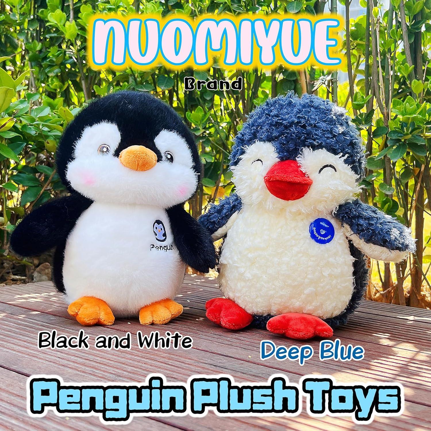 Pingüino de Peluche Suave 25cm NuomiYue para Niños