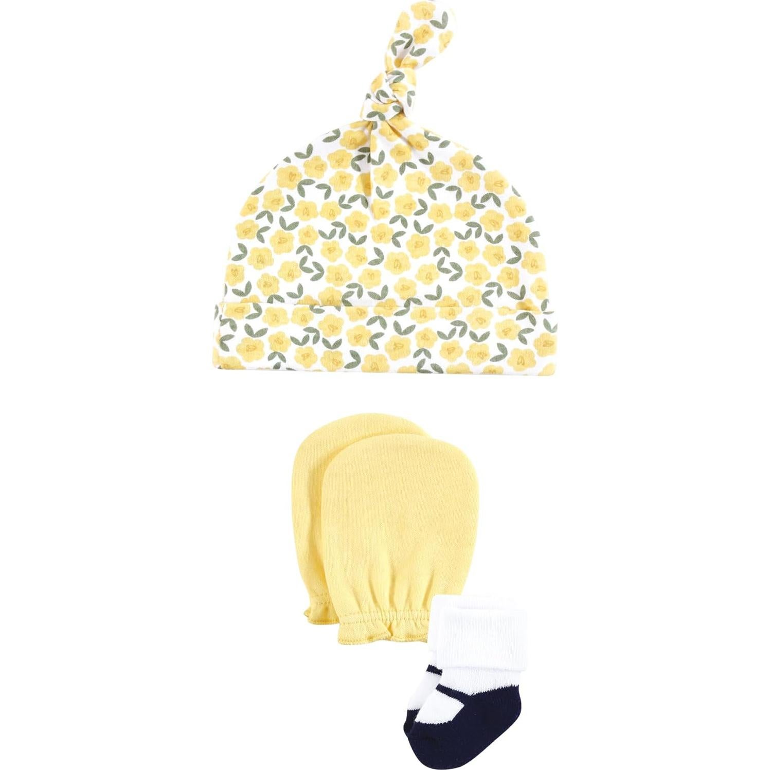 Conjunto de Gorras, Manoplas y Calcetines Hudson 0-6 Meses